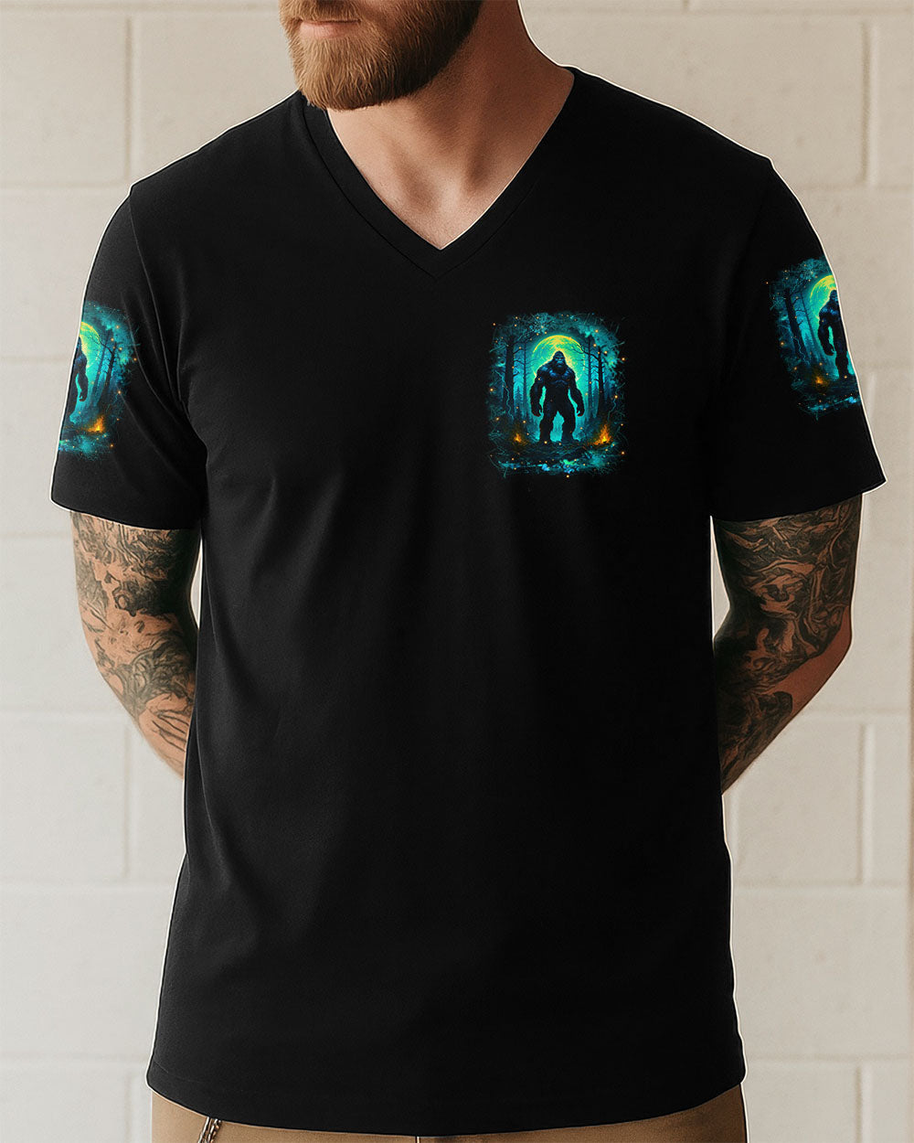 HELLO DARKNESS MY OLD FRIEND BIGFOOT ALL OVER PRINT - YHHN2909253