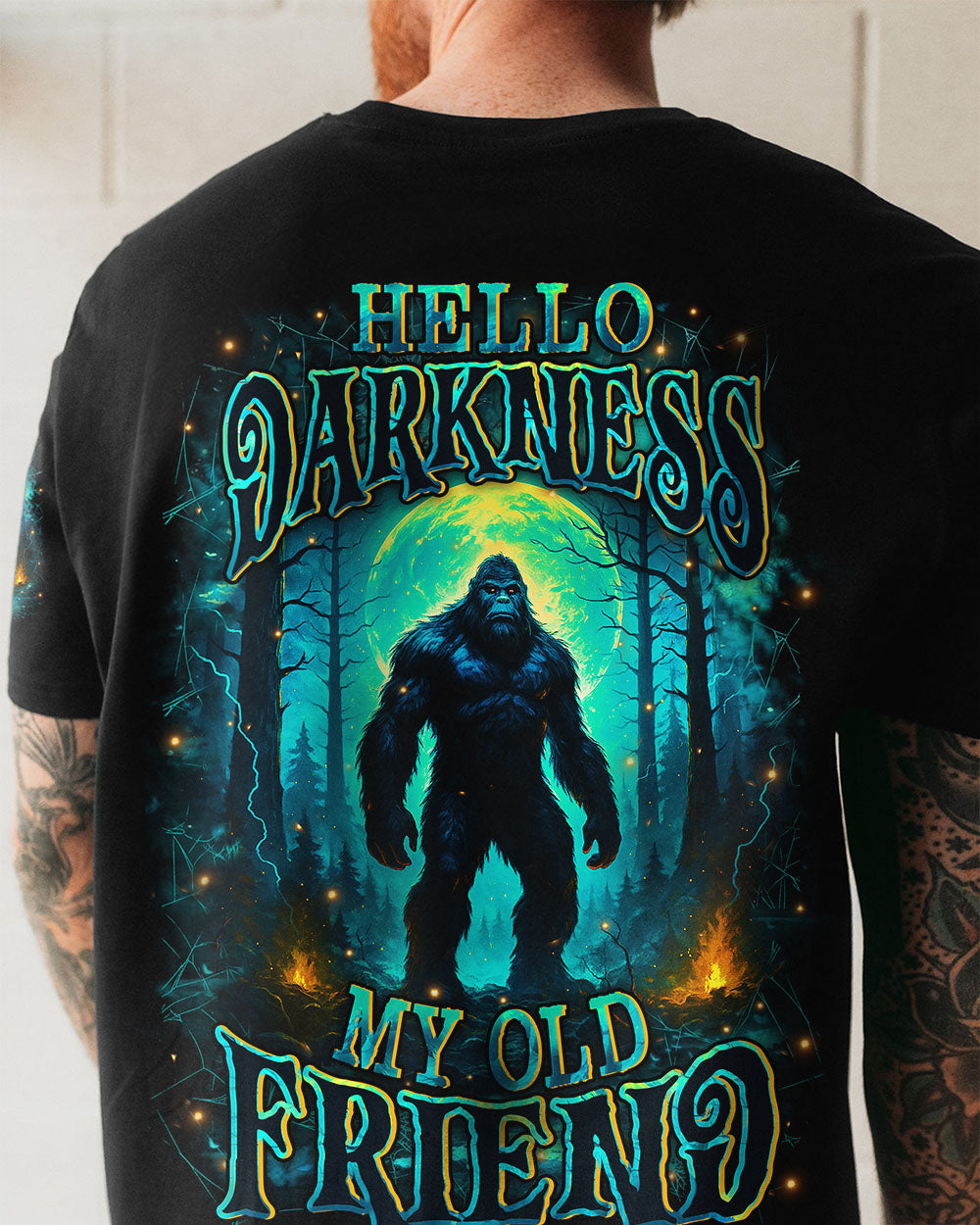 HELLO DARKNESS MY OLD FRIEND BIGFOOT ALL OVER PRINT - YHHN2909253