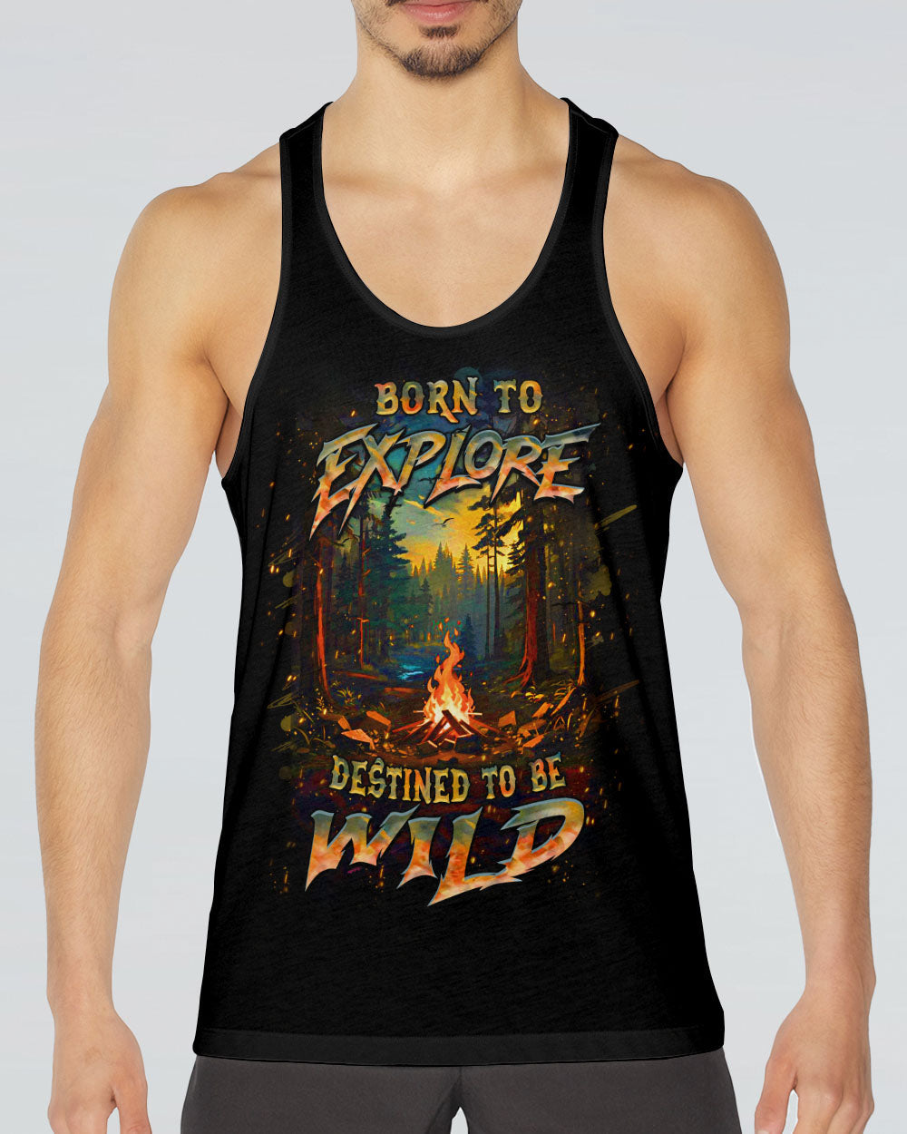 BORN TO EXPLORE DESTINED TO BE WILD ALL OVER PRINT - YHHN3009243