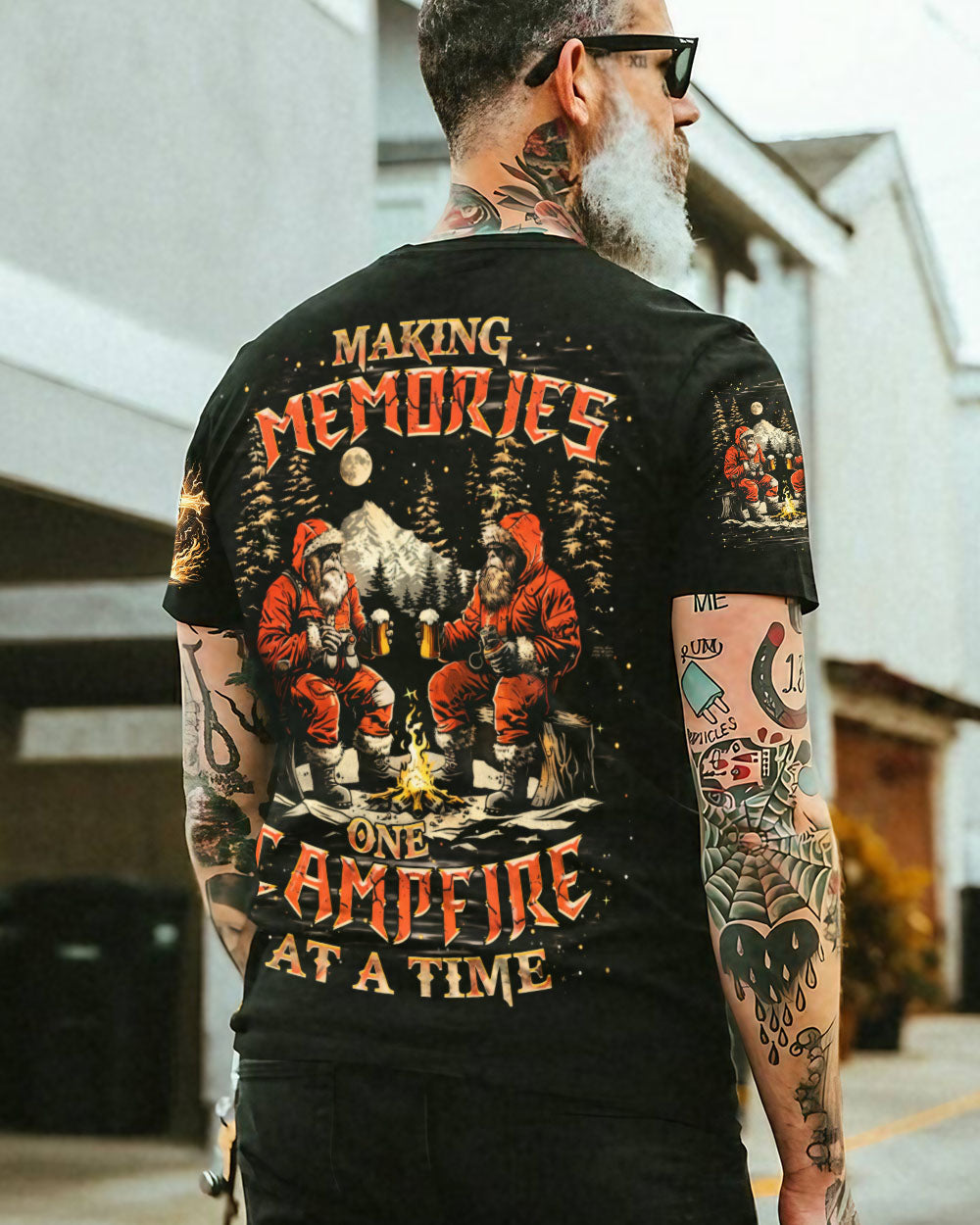 MAKING MEMORIES ONE CAMPFIRE AT A TIME BIGFOOT ALL OVER PRINT - YHHN3010241