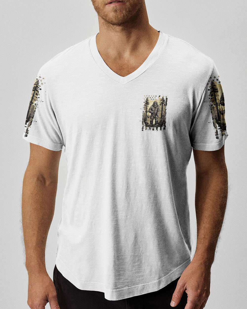 THE CLOSER I GET TO NATURE BIGFOOT ALL OVER PRINT - YHHN3103252