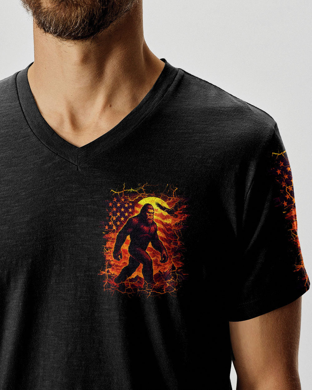 NOT ALL WHO WANDER ARE LOST BIGFOOT ALL OVER PRINT - YHLN0206254