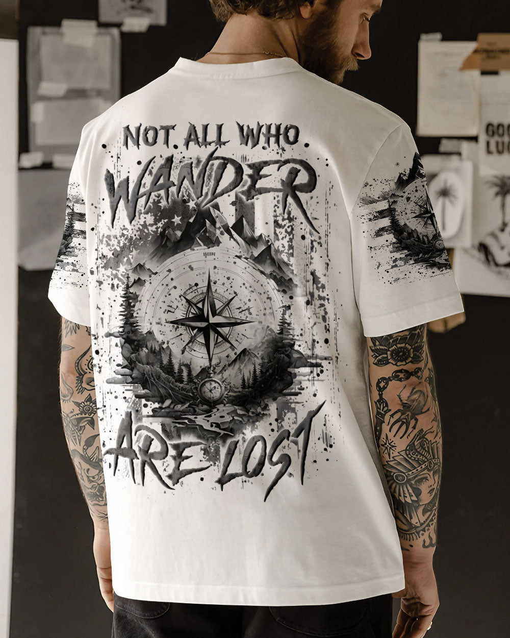 NOT ALL WHO WANDER ARE LOST ALL OVER PRINT - YHLN0310243