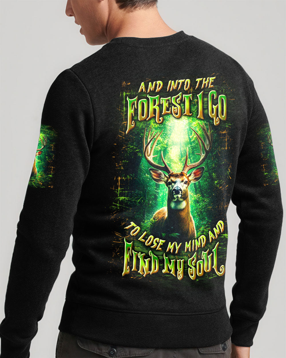 AND INTO THE FOREST I GO DEER ALL OVER PRINT - YHLN0312252