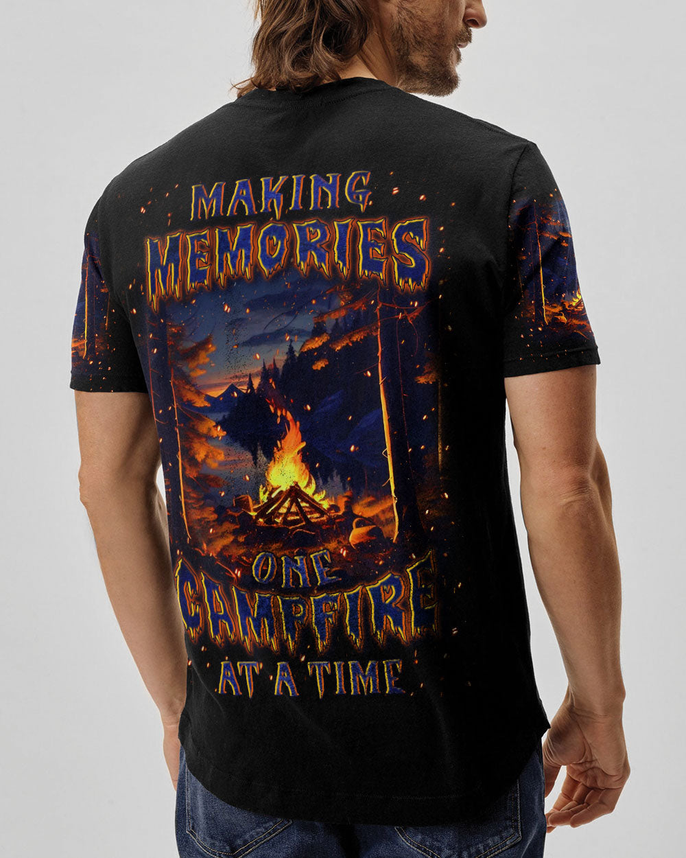 MAKING MEMORIES ONE CAMPFIRE AT A TIME ALL OVER PRINT - YHLN0409241