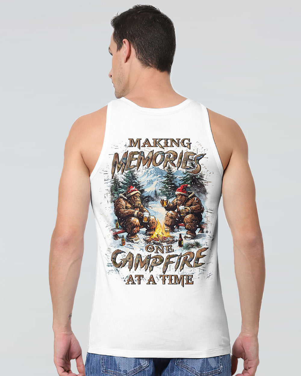 MAKING MEMORIES ONE CAMPFIRE AT A TIME CHRISTMAS ALL OVER PRINT - YHLN0410241