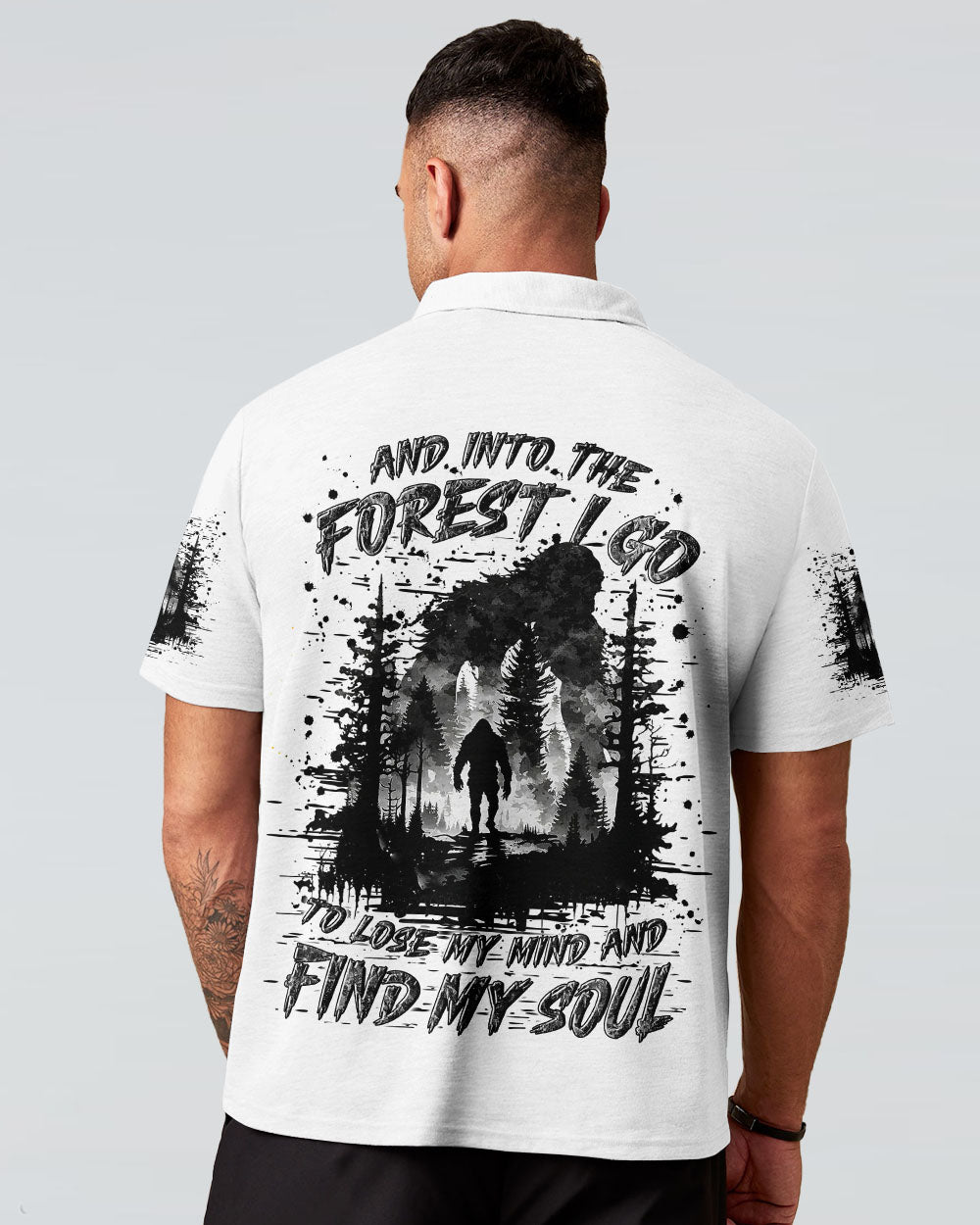 AND INTO THE FOREST I GO BIGFOOT ALL OVER PRINT - YHLN0702254