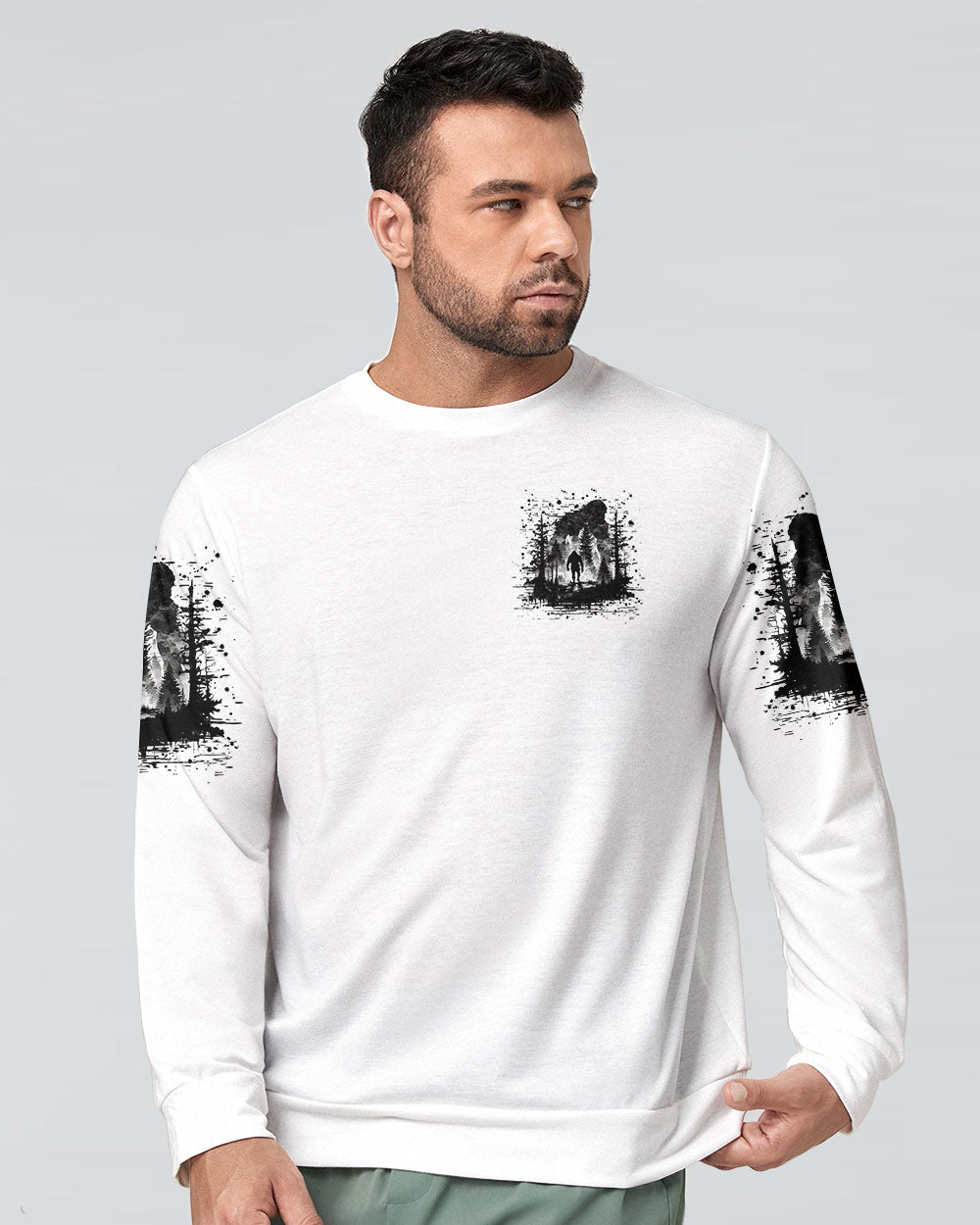 AND INTO THE FOREST I GO BIGFOOT ALL OVER PRINT - YHLN0702254