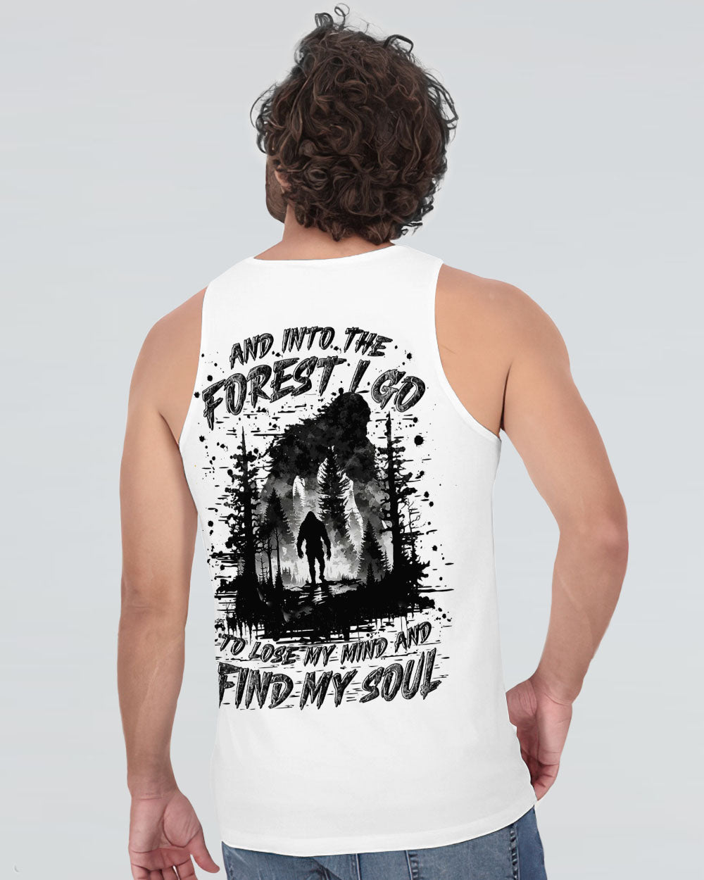 AND INTO THE FOREST I GO BIGFOOT ALL OVER PRINT - YHLN0702254