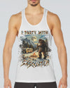I PARTY WITH SASQUATCH BIGFOOT ALL OVER PRINT - YHLN0711241