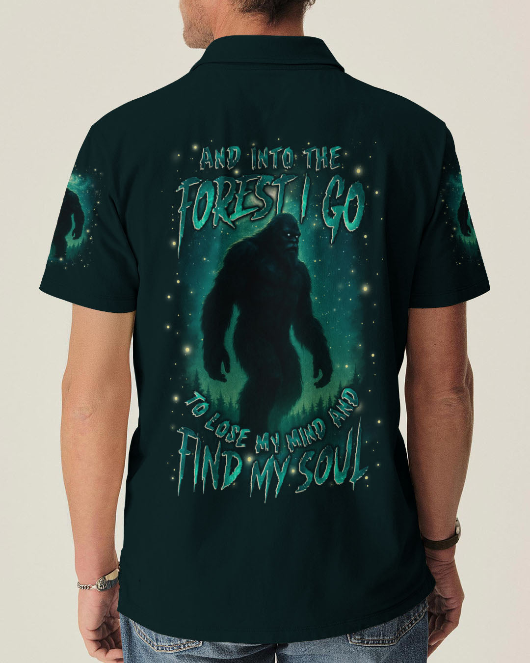 AND INTO THE FOREST I GO BIGFOOT ALL OVER PRINT - YHLN0812253