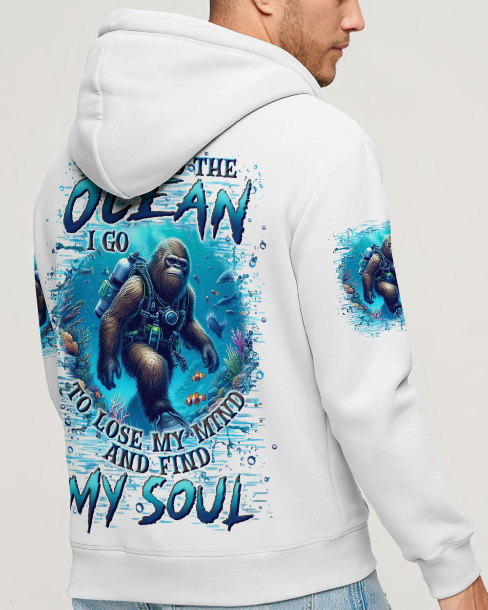 AND INTO THE OCEAN I GO BIGFOOT ALL OVER PRINT - YHLN0907253