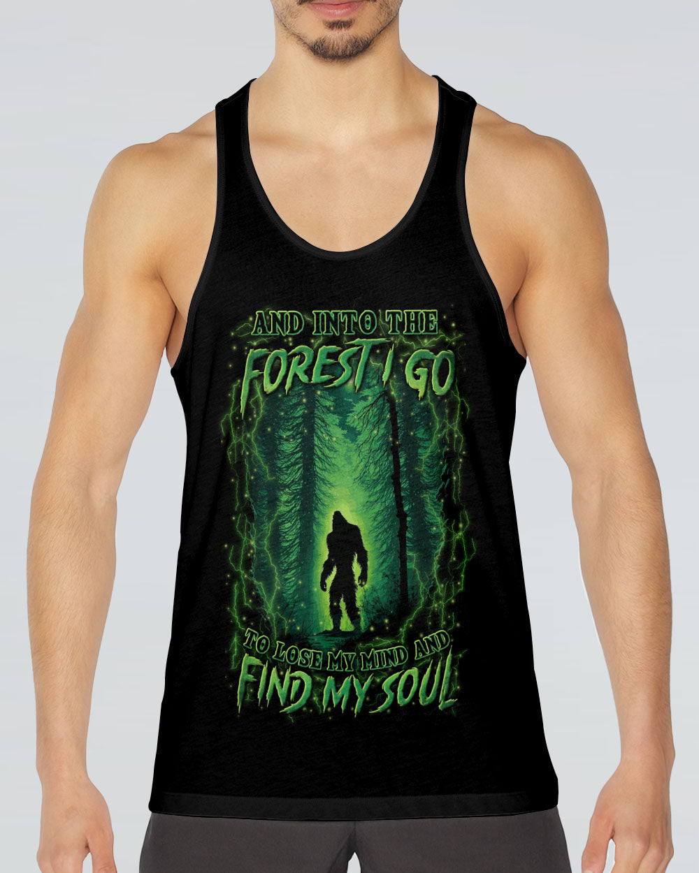AND INTO THE FOREST I GO BIGFOOT ALL OVER PRINT - YHLN1001254