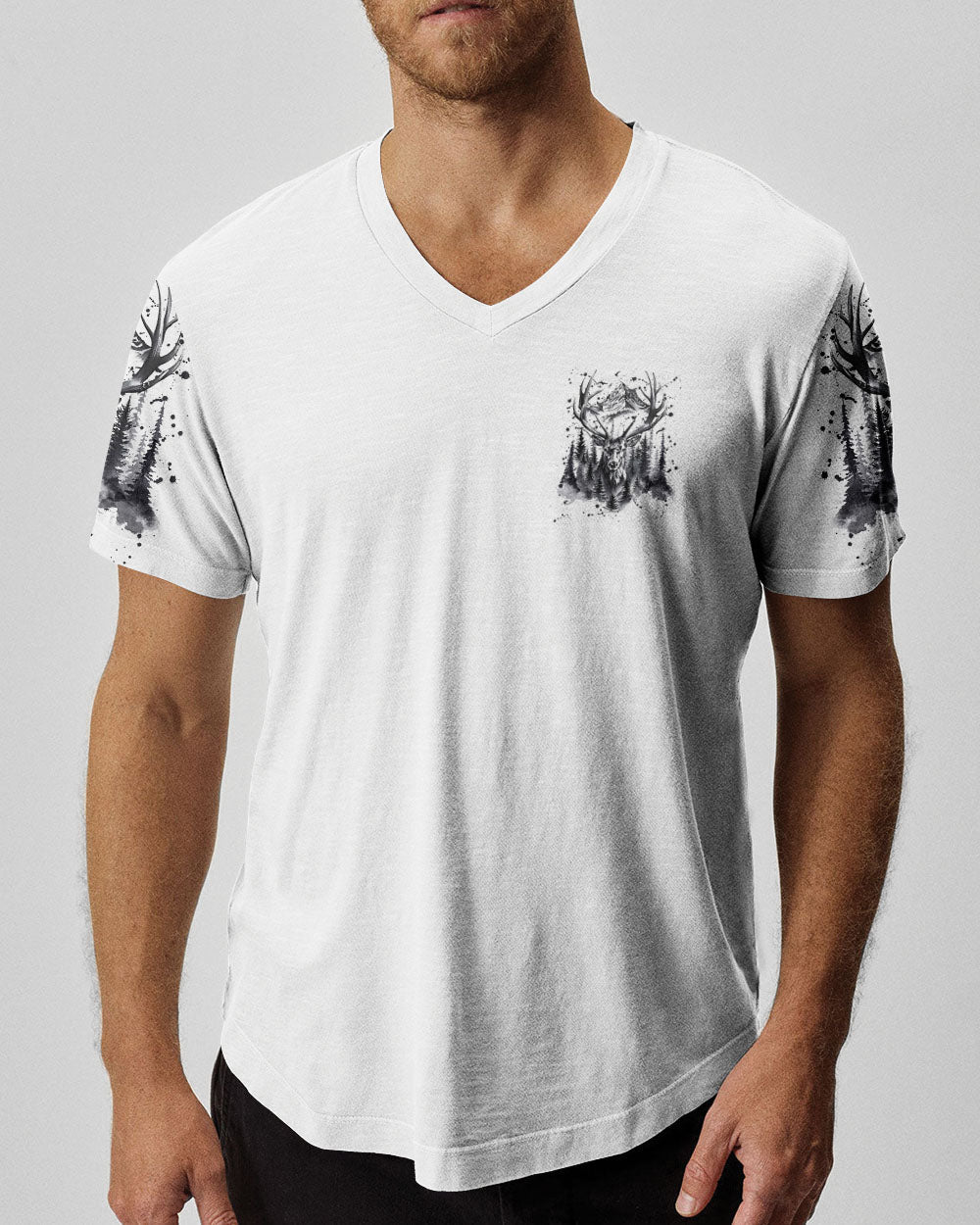 THE CLOSER I GET TO NATURE DEER ALL OVER PRINT - YHLN1002253