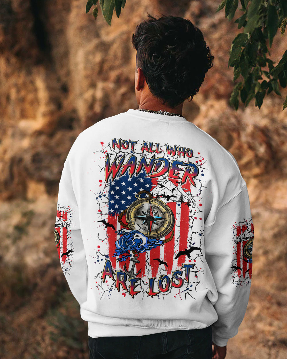 NOT ALL WHO WANDER ARE LOST ALL OVER PRINT - YHLN1009254