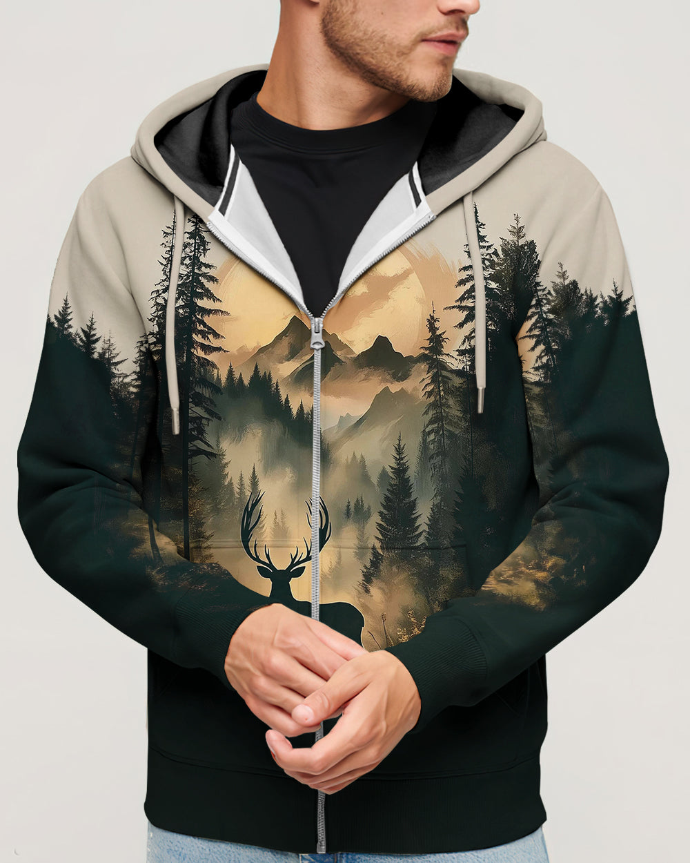 DEER FOREST ALL OVER PRINT - YHLN1012252