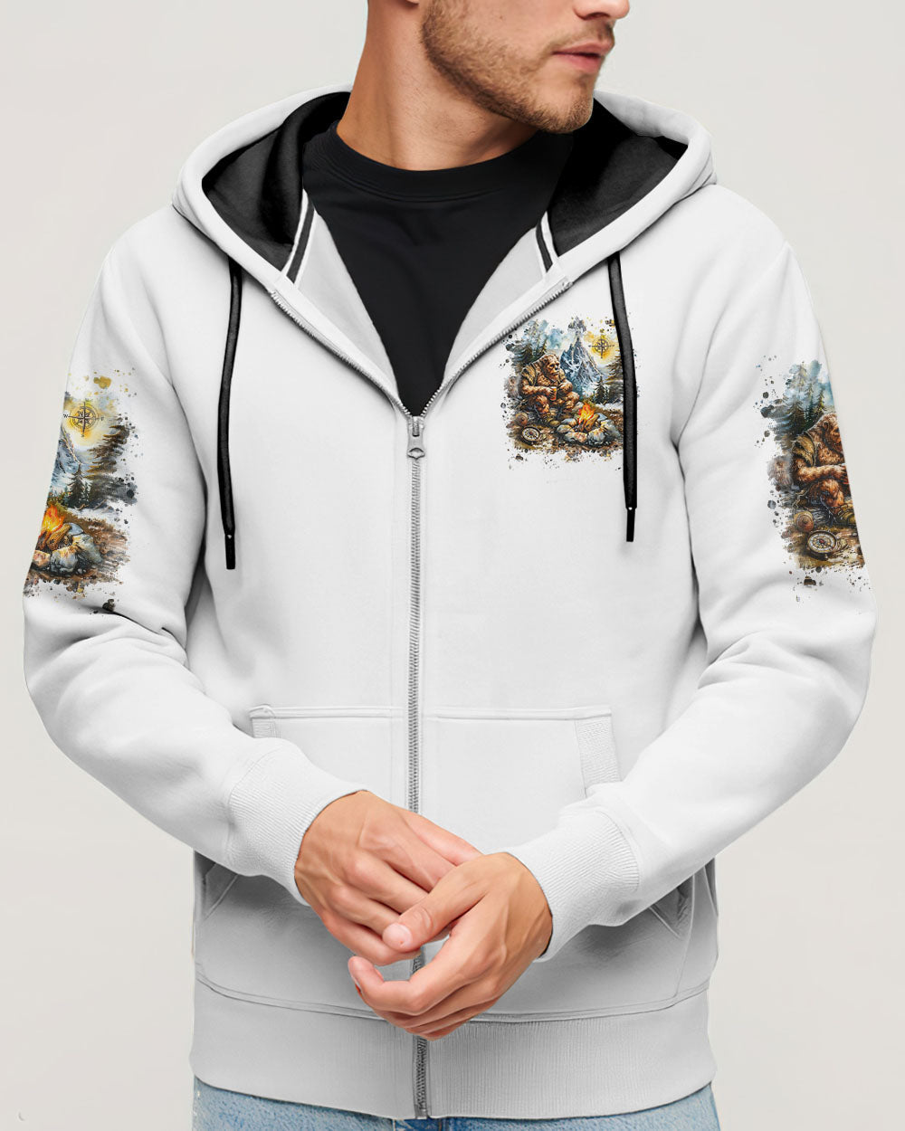 THE CLOSER I GET TO NATURE BEAR ALL OVER PRINT - YHLN1112242