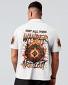 NOT ALL WHO WANDER ARE LOST COMPASS FIRE ALL OVER PRINT - YHLN1403254