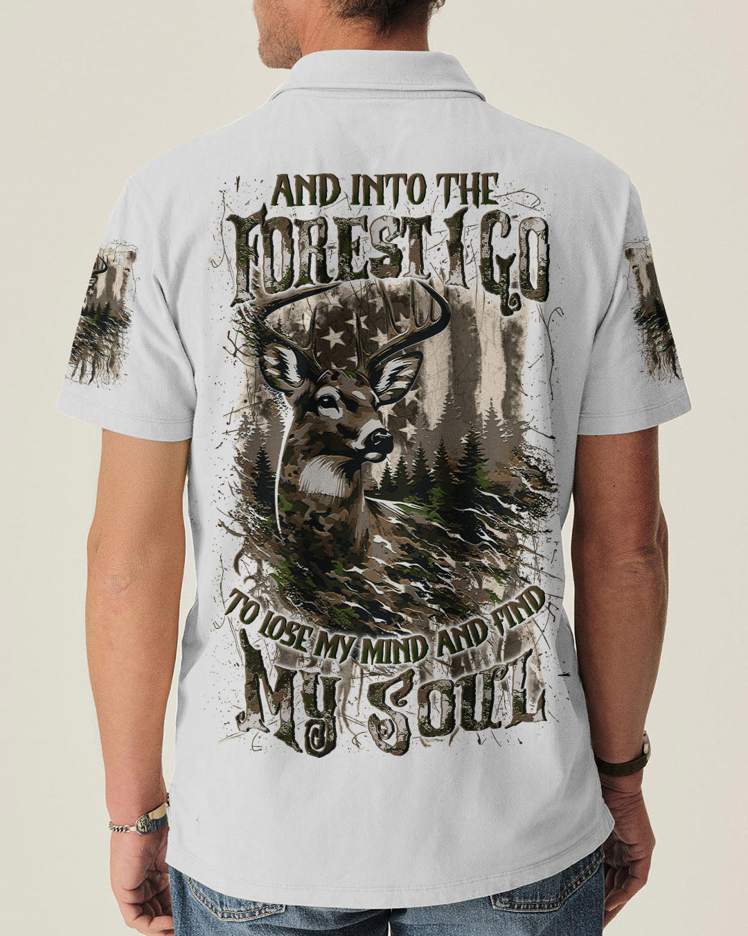 AND INTO THE FOREST I GO DEER ALL OVER PRINT - YHLN1509252