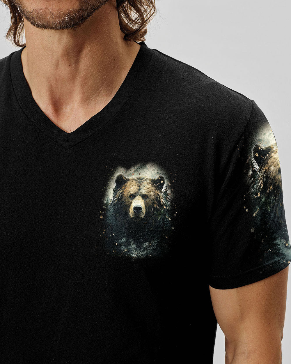 STAY WILD AND FREE BEAR ALL OVER PRINT - YHLN1701254