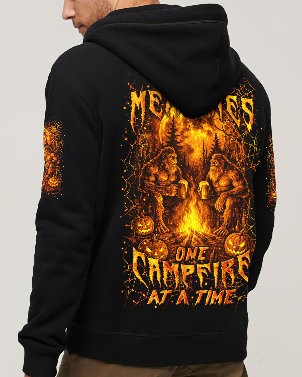 MAKING MEMORIES ONE CAMPFIRE AT A TIME BIGFOOT HALLOWEEN ALL OVER PRINT - YHLN1807254
