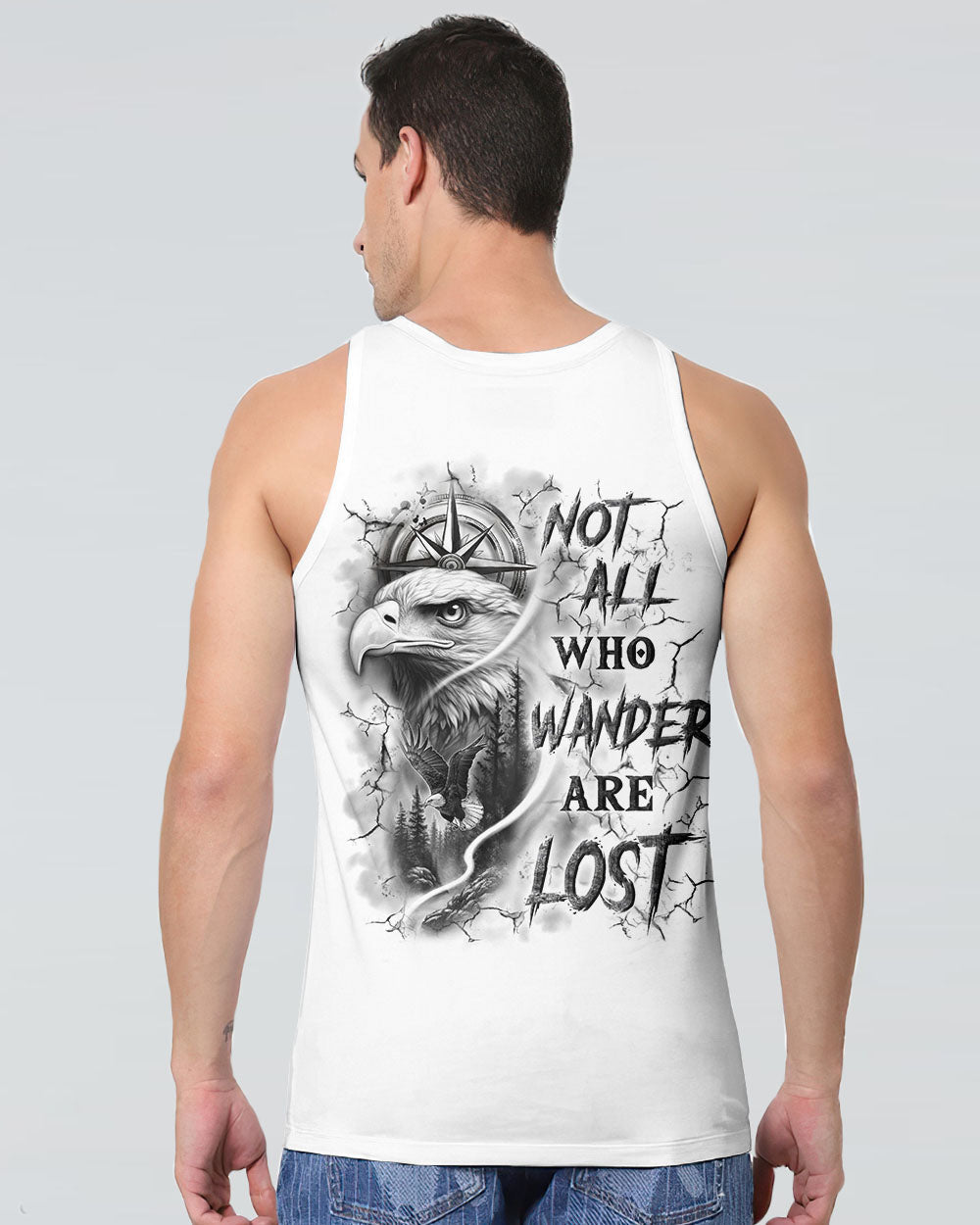 NOT ALL WHO WANDER ARE LOST COMPASS ALL OVER PRINT - YHLN1904253