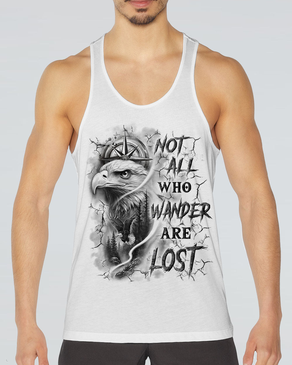 NOT ALL WHO WANDER ARE LOST COMPASS ALL OVER PRINT - YHLN1904253