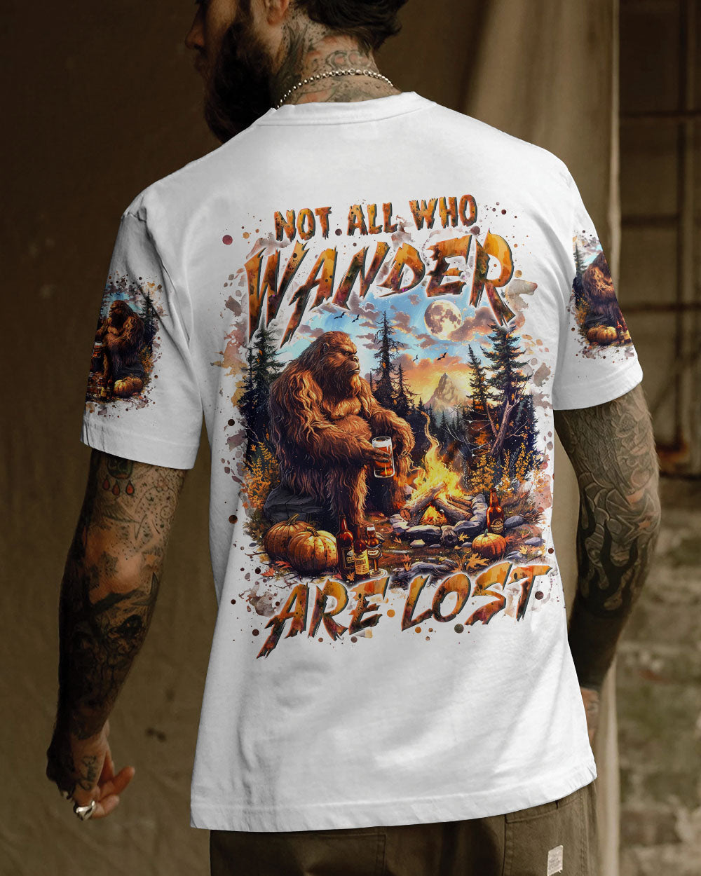 NOT ALL WHO WANDER ARE LOST ALL OVER PRINT - YHLN1908243