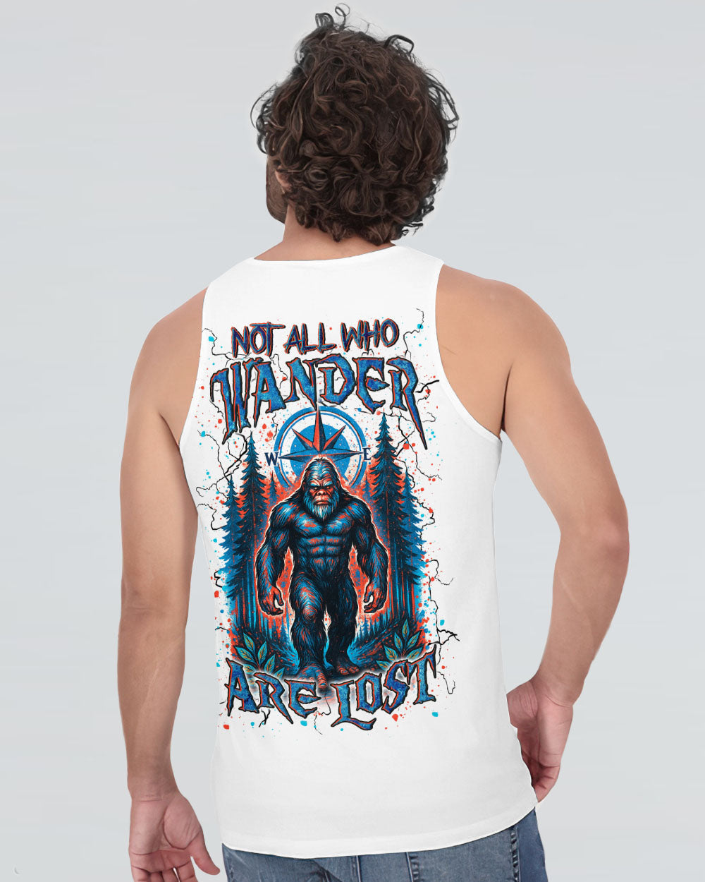 NOT ALL WHO WANDER ARE LOST BIGFOOT ALL OVER PRINT - YHLN2105253