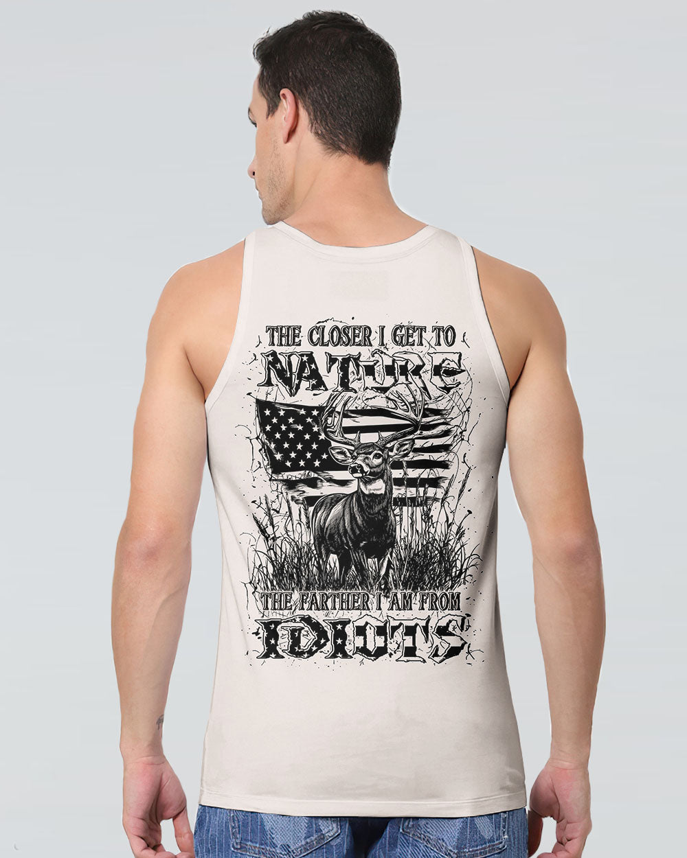 THE CLOSER I GET TO NATURE DEER HUNTING ALL OVER PRINT - YHLN2111252