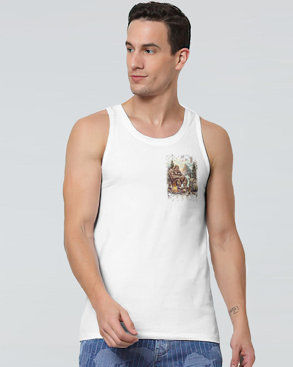 NOT ALL WHO WANDER ARE LOST BIGFOOT ALL OVER PRINT - YHLN2208242