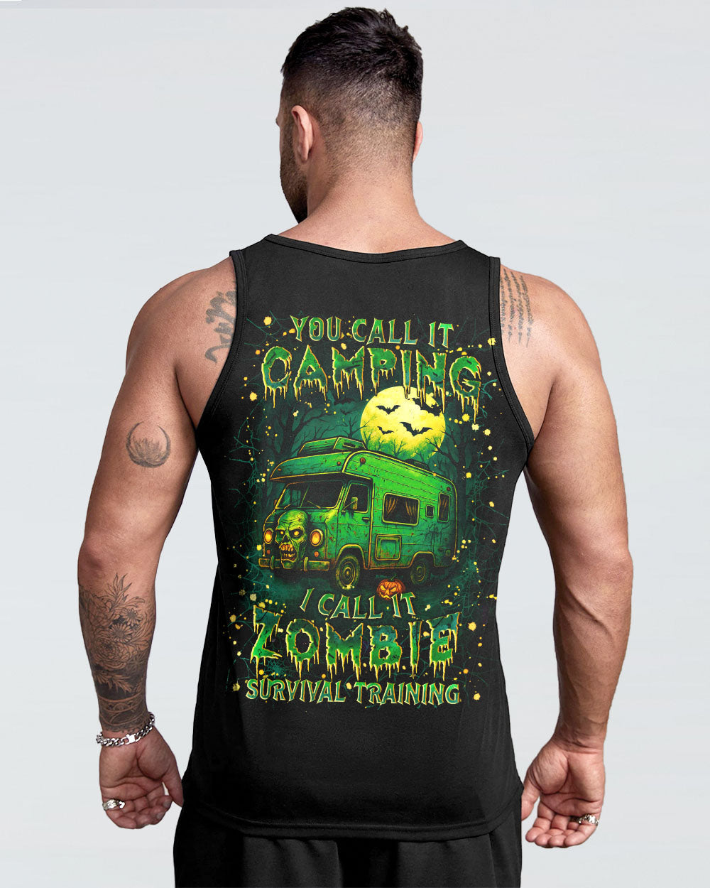 ZOMBIE SURVIVAL TRAINING HALLOWEEN ALL OVER PRINT - YHLN2208253