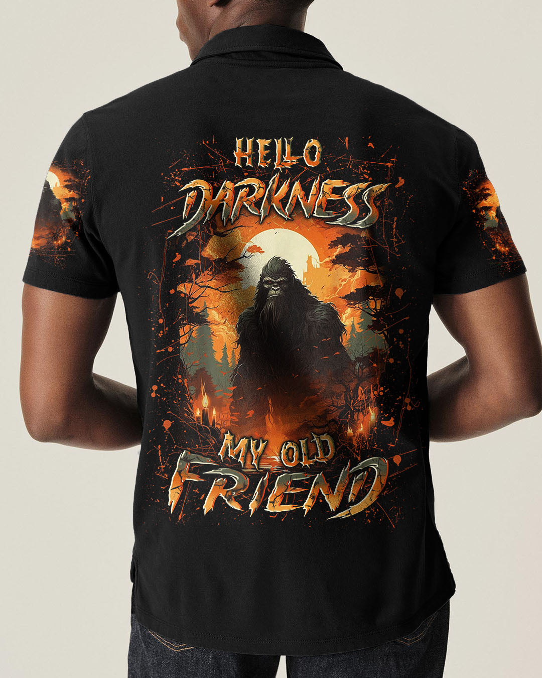 HELLO DARKNESS MY OLD FRIEND BIGFOOT ALL OVER PRINT - YHLN2210253