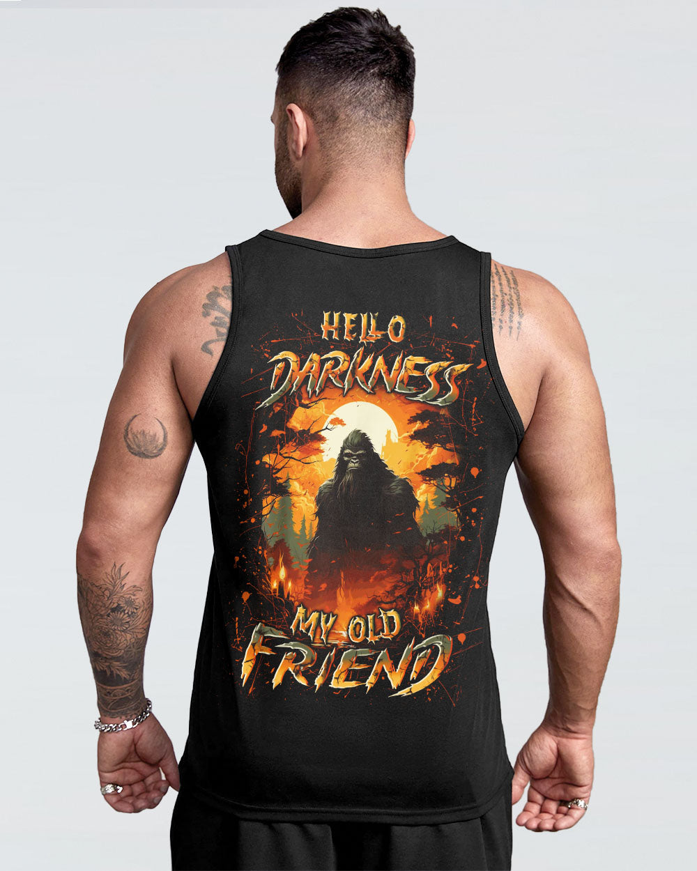 HELLO DARKNESS MY OLD FRIEND BIGFOOT ALL OVER PRINT - YHLN2210253