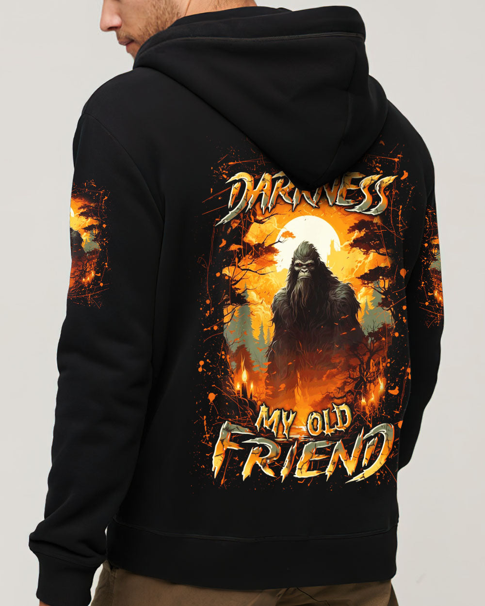 HELLO DARKNESS MY OLD FRIEND BIGFOOT ALL OVER PRINT - YHLN2210253