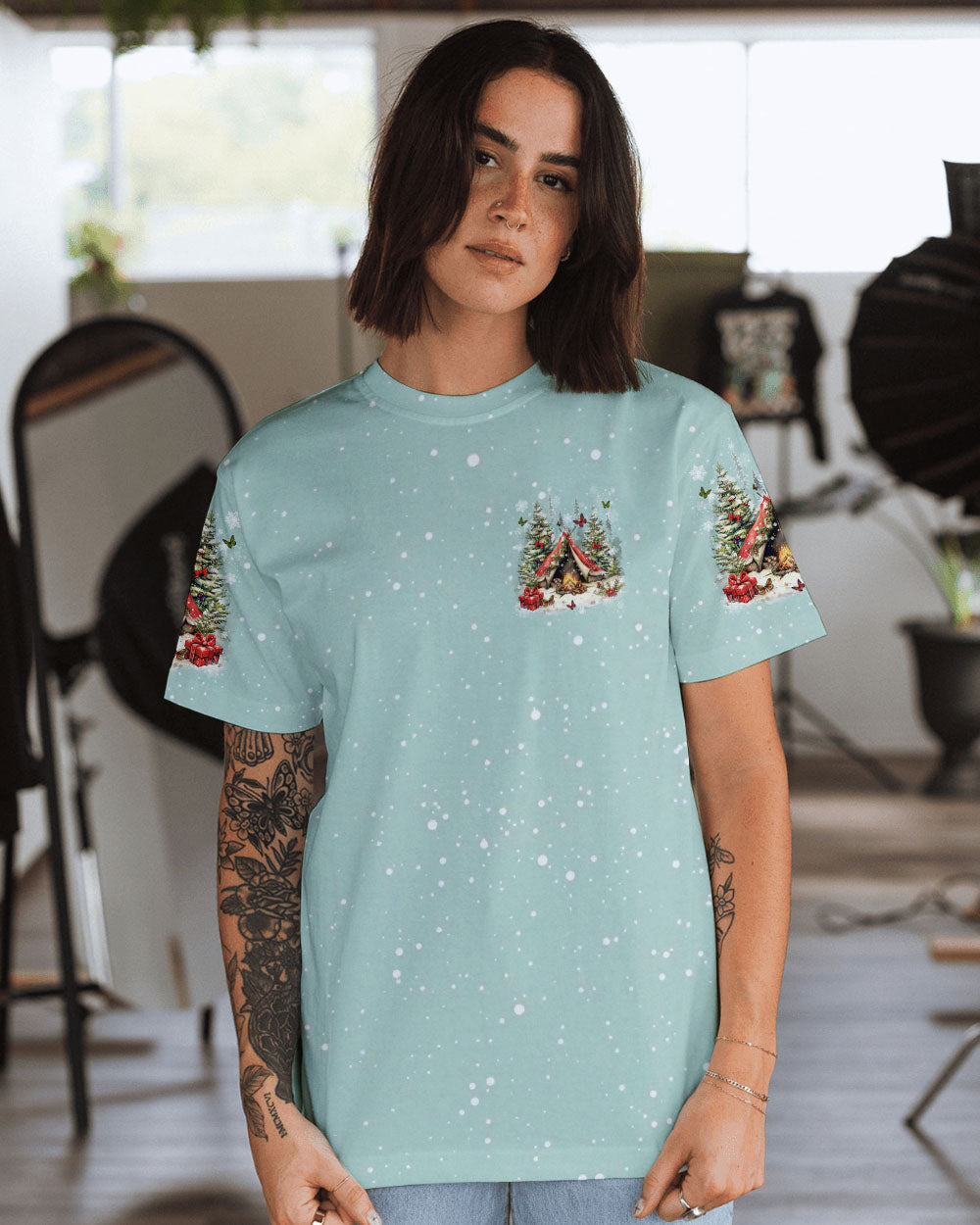 MAKING MEMORIES ONE CAMPFIRE AT A TIME CHRISTMAS ALL OVER PRINT - YHLN2310243