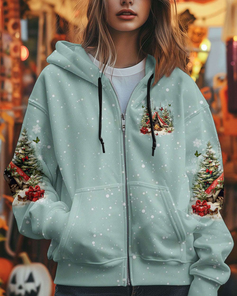 MAKING MEMORIES ONE CAMPFIRE AT A TIME CHRISTMAS ALL OVER PRINT - YHLN2310243