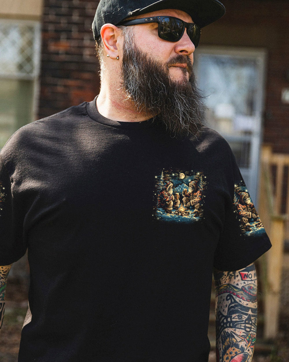 MAKING MEMORIES ONE CAMPFIRE AT A TIME BIGFOOT ALL OVER PRINT - YHLN2410241