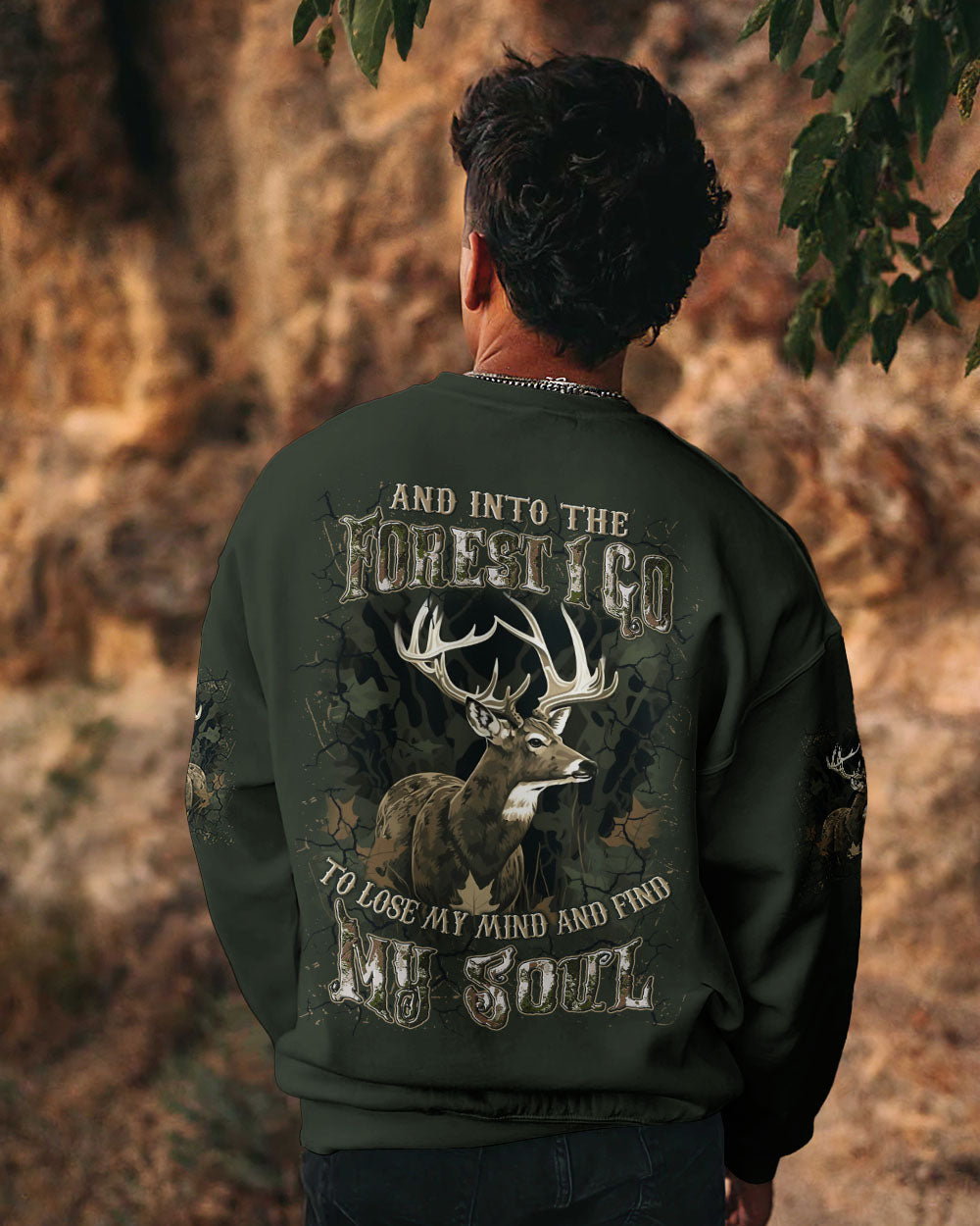 AND INTO THE FOREST I GO DEER ALL OVER PRINT - YHLN2509254