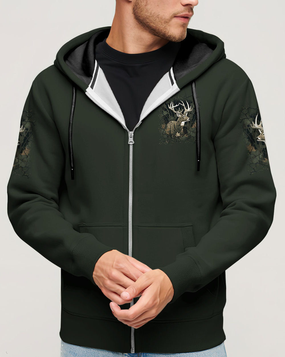 AND INTO THE FOREST I GO DEER ALL OVER PRINT - YHLN2509254