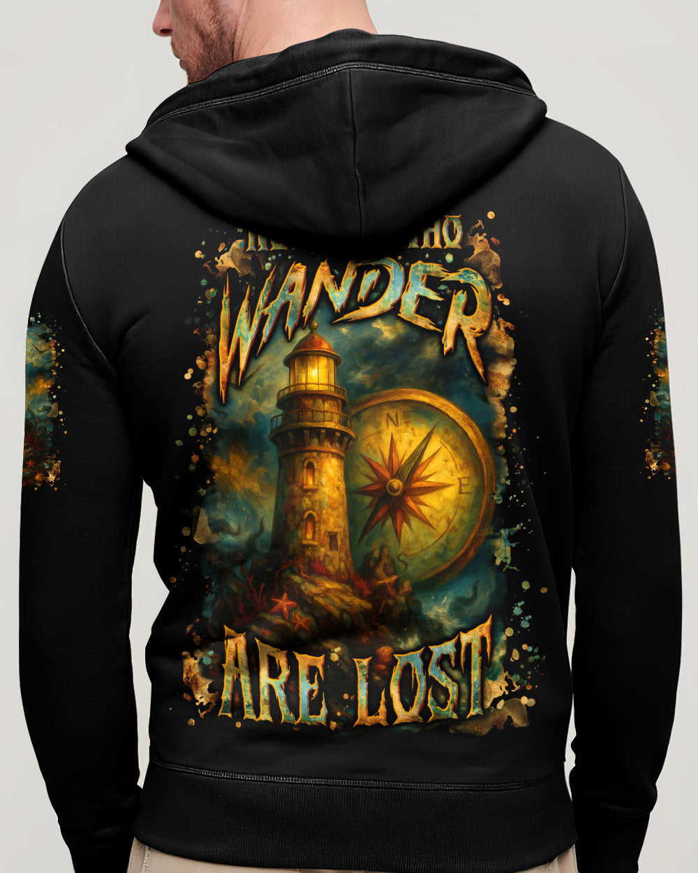 NOT ALL WHO WANDER ARE LOST ALL OVER PRINT - YHLN2606252