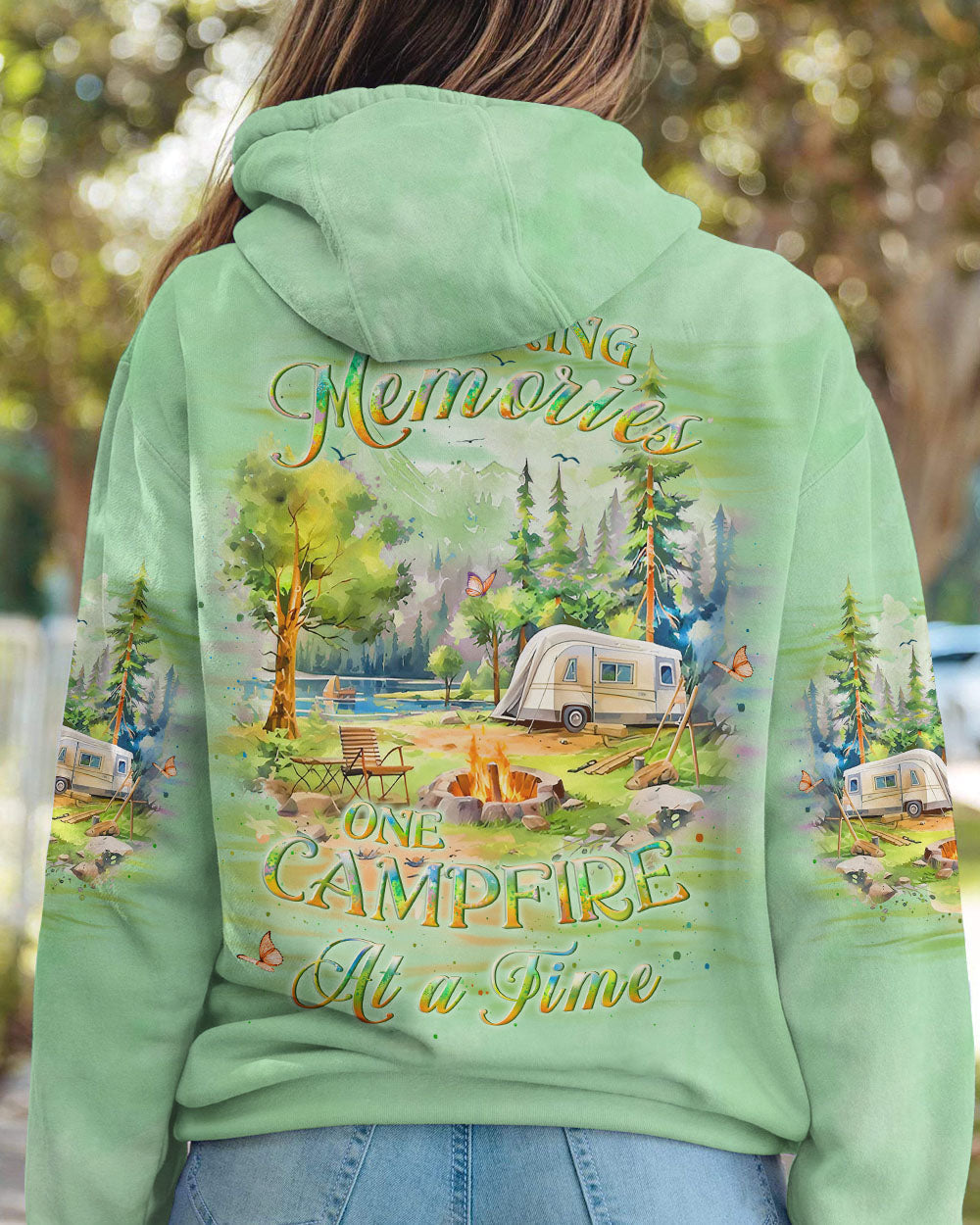 MAKING MEMORIES ONE CAMPFIRE AT A TIME ALL OVER PRINT - YHLT0208241