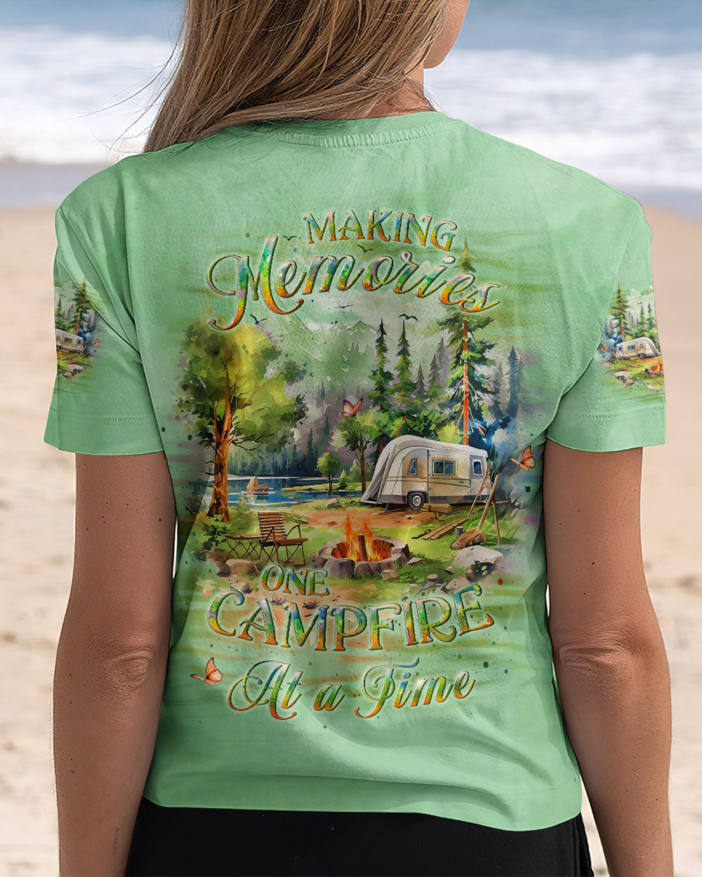 MAKING MEMORIES ONE CAMPFIRE AT A TIME ALL OVER PRINT - YHLT0208241