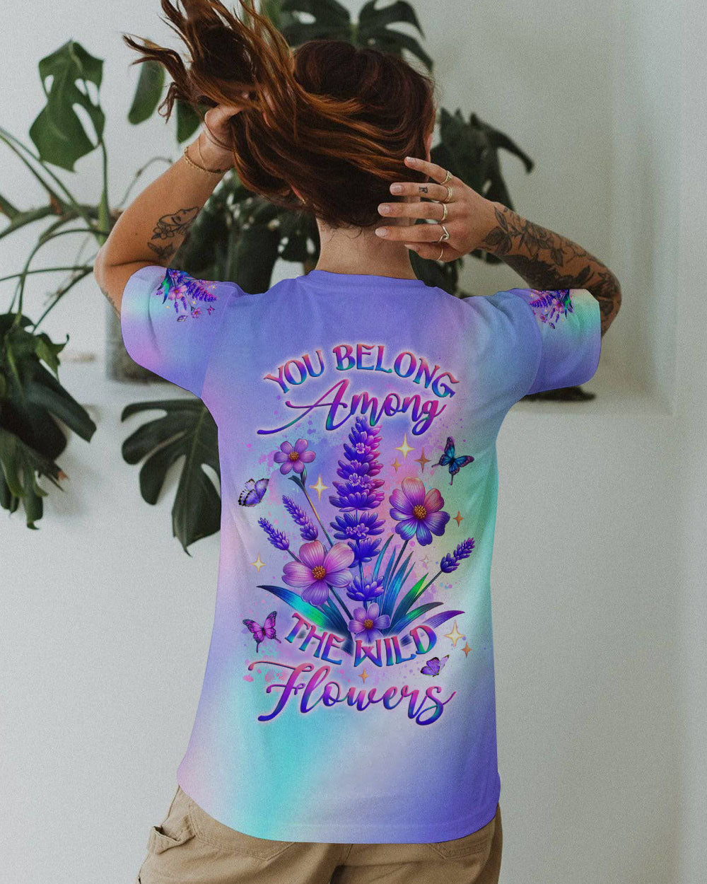 YOU BELONG AMONG THE WILDFLOWERS ALL OVER PRINT - YHLT0402253