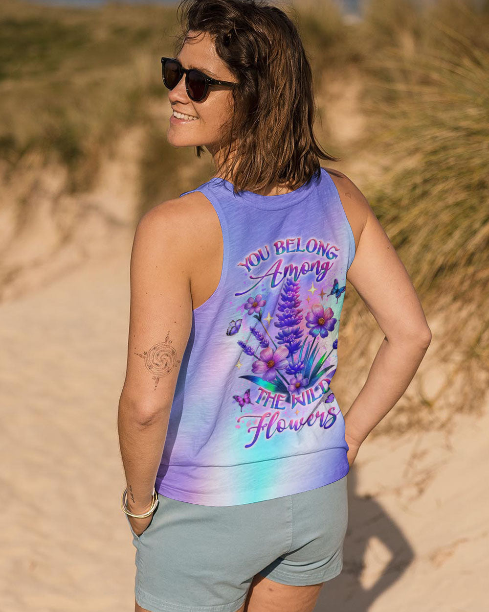 YOU BELONG AMONG THE WILDFLOWERS ALL OVER PRINT - YHLT0402253