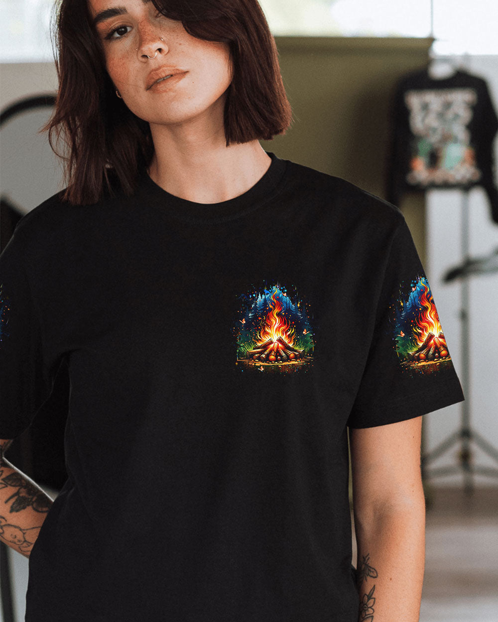 MAKING MEMORIES ONE CAMPFIRE AT A TIME ALL OVER PRINT - YHLT0403254