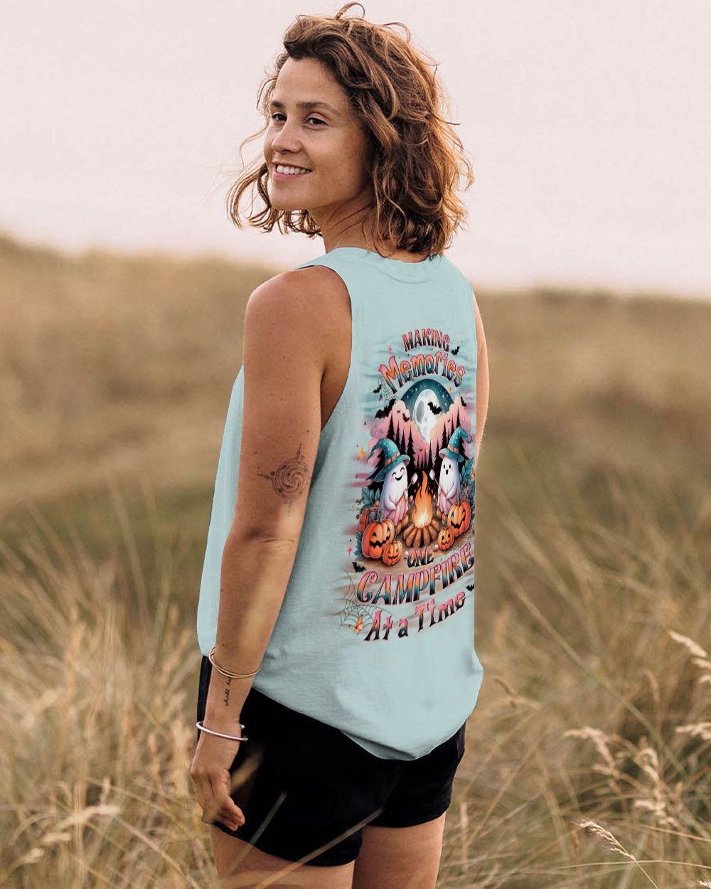 MAKING MEMORIES ONE CAMPFIRE AT A TIME HALLOWEEN ALL OVER PRINT - YHLT0409243