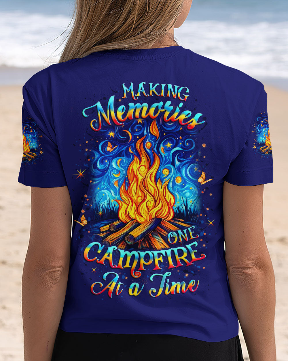 MAKING MEMORIES ONE CAMPFIRE AT A TIME ALL OVER PRINT - YHLT0710254