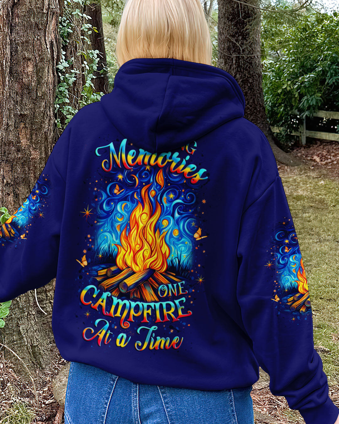 MAKING MEMORIES ONE CAMPFIRE AT A TIME ALL OVER PRINT - YHLT0710254