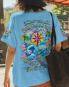 SMELL THE SEA FEEL THE BREEZE COMPASS ALL OVER PRINT - YHLT1004253